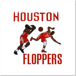 James Harden and Chris Paul 'Houston Floppers' NBA Posters and Art